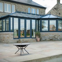 'P' Shape Aluminium Conservatory