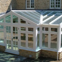 Hardwood 'T' Shape Conservatory