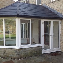 Victorian Conservatory with Solid Roof