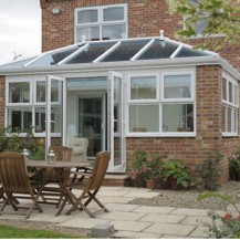 uPVC Orangery with French Doors