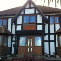 Golden Oak uPVC Tilt & Turn Windows